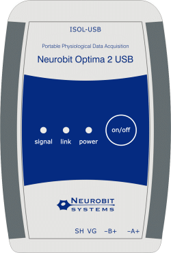 Neurobit Optima 2 USB - Przenośny sprzęt do neurofeedbacku, biofeedbacku i pomiarów sygnałów fizjologicznych